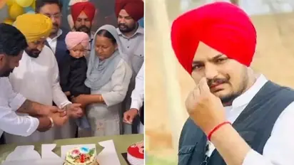Former Punjab Chief Minister CM Charanjit Singh attends Sidhu Moosewala's brother's 1st birthday party