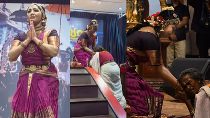 നൃത്താവസാനം വിതുമ്പി കരഞ്ഞ് നവ്യ; അരികിലേക്ക് ഓടിയെത്തി പൊട്ടിക്കരഞ്ഞ് ഒരു മുത്തശ്ശി; ഹൃദ്യം വീഡിയോ