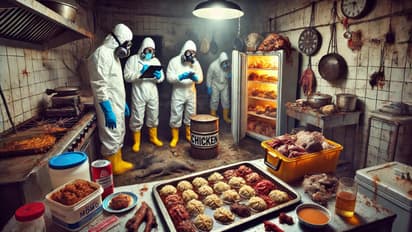 mohali momos factory raid rotten chicken seized dog head found food safety violation