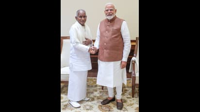 PM meets Ilaiyaraaja, one of India's greatest music composers; See PHOTOS
