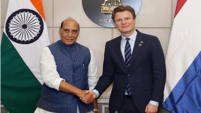 Rajnath Singh urges Netherlands to stop arming Pakistan, cites terror concerns