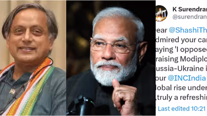 'A refreshing take...' Kerala BJP hails Shahi Tharoor's praise for PM Modi's Russia-Ukraine diplomacy