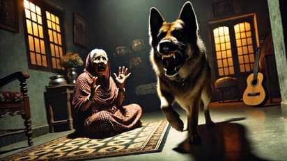 kanpur german shepherd dog attack 91 year old woman death vikas nagar