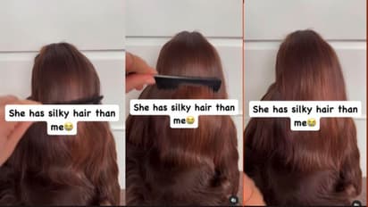 ಈ ರೇಷ್ಮೆ ಕೂದಲ ಚೆಲುವೆಯ ಮುಖವನ್ನು ನೀವೊಮ್ಮೆ ನೋಡ್ಲೇಬೇಕು: ವೀಡಿಯೋ