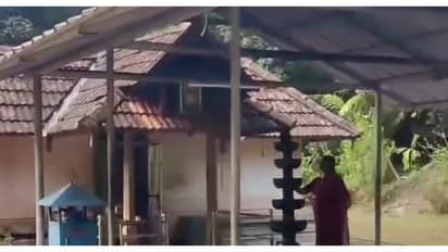 ബൈക്ക് വന്നുപോയതിന്റെ അടയാളങ്ങളുണ്ട്, വിരലടയാളം ലഭിച്ചിട്ടില്ല; അലനല്ലൂർ ക്ഷേത്രത്തില് മോഷണം; അന്വേഷണം