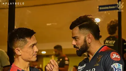 Sunil Chhetri's comeback: When Indian football captain trained with RCB's Virat Kohli & others; a look back