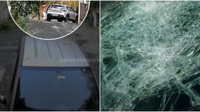 ജോലിക്ക് പോകാനിറങ്ങവേ വടിവാളുമായി ചാടിവീണ് അക്രമികൾ, കാർ തകർത്തു; നിർത്താതെ പൊലീസ് സ്റ്റേഷനിലെത്തി കരാറുകാരൻ