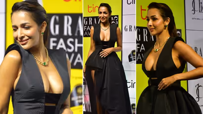 PHOTOS: Malaika Arora trolled for wearing bralette plunging gown at event; read comments