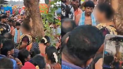 മീൻ മോഷ്ടിച്ചെന്ന് ആരോപണം, ഉഡുപ്പിയിൽ യുവതിയെ മരത്തിൽ കെട്ടിയിട്ട് മർദ്ദിച്ചു, 4 പേർ അറസ്റ്റിൽ 