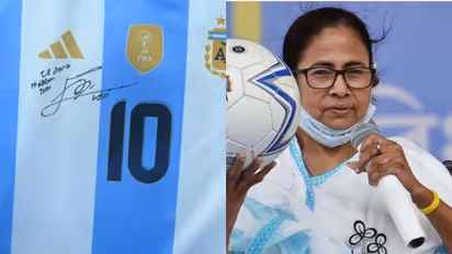 'Football runs through my veins': Mamata Banerjee gets Messi-signed jersey, hails the maestro; SEE post