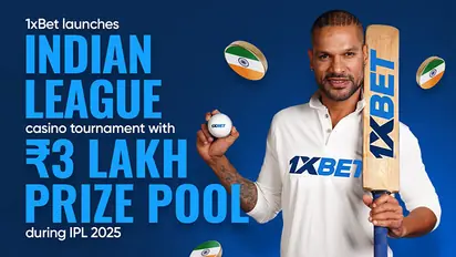 1xBet launches Indian Casino League tournament with ₹3 Lakh prize pool during IPL 2025