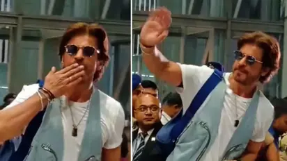  IPL 2025: Shah Rukh Khan arrives in Kolkata for KKR's opening match, fans celebrate [WATCH]