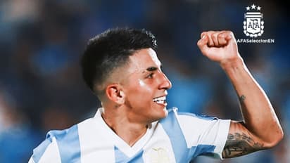 മെസിയില്ലാതെയും അര്‍ജന്‍റീനന്‍ കുതിപ്പ്, അല്‍മാഡ രക്ഷകനായി; ഉറുഗ്വേയെ തളച്ച് ഫിഫ ലോകകപ്പ് യോഗ്യതക്കരികെ