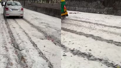 Viral Video: బెంగళూరు రోడ్లపై అంతుచిక్కని నురుగు ప్రత్యక్షం.. వర్షం కురిసిన వెంటనే ఇలా ఎందుకు.?