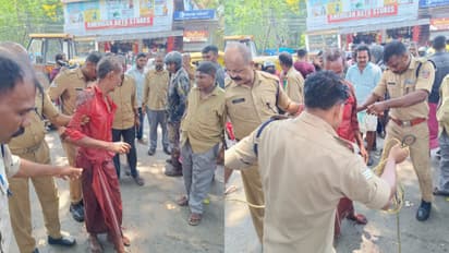 തലസ്ഥാനത്ത് ആമയിഴഞ്ചാൻ തോട്ടിൽ വീണ് വീണ്ടും അപകടം! മധ്യവയസ്കന് പരിക്ക്, ഫയർഫോഴ്സെത്തി രക്ഷിച്ചു