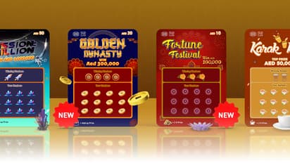 നാല് പുത്തൻ സ്ക്രാച്ച് കാർഡ് ഗെയിമുകൾ; 10 ലക്ഷം ദിർഹം വരെ സമ്മാനം നേടാം