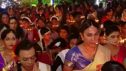 വിളക്കെടുത്ത് ഭക്തര്; കൊറ്റന്കുളങ്ങര ദേവീക്ഷേത്രത്തില് ചമയവിളക്കിന് തുടക്കം