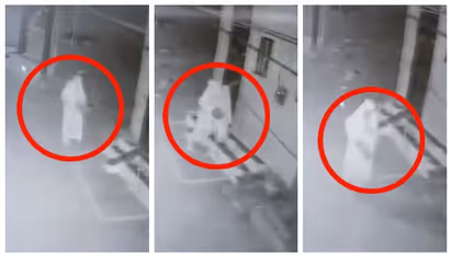 പാതിരാത്രി ഡോർബെൽ അടിച്ച് കടന്ന് പോകുന്ന സ്ത്രീയുടെ സിസിടിവി ദൃശ്യം വൈറൽ; അസ്വസ്ഥരായി നായ്ക്കളും പശുക്കളും