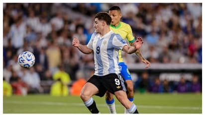 മഞ്ഞപ്പടയുടെ നെഞ്ചിലേക്ക് നാല് ഷോട്ടുകൾ; മെസിയില്ലാതിരുന്നിട്ടും ബ്രസീലിനെ 4-1ന് തോൽപ്പിച്ച് അർജന്റീന
