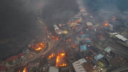 South Korea wildfires kill 18, injure several; helicopter crashes during firefighting efforts (WATCH)