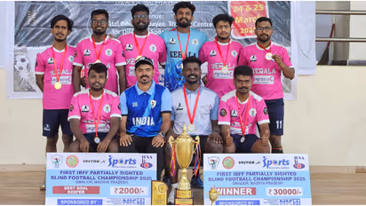 ഒഡീഷയെ ഒന്നിനെതിരെ രണ്ട് ഗോളുകൾക്ക് തകർത്തു, ദേശീയ പാർഷ്യലി സൈറ്റഡ് ഫുട്ബോൾ ചാമ്പ്യൻഷിപ്പിൽ കേരളം ജേതാക്കൾ