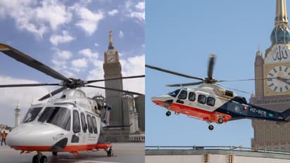 മക്ക പള്ളിയിൽ നിന്ന് രോഗികളെ ആശുപത്രികളിലേക്ക് കൊണ്ടുപോകാൻ എയർ ആംബുലൻസ്