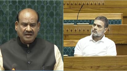 ಸಂಸತ್‌ ಕಲಾಪದ ವೇಳೆ ಲೋಕಸಭೆ ಸ್ಪೀಕರ್‌ ಓಂ ಬಿರ್ಲಾ,  ರಾಹುಲ್‌ ಗಾಂಧಿ ಜಟಾಪಟಿ