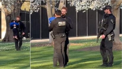 Tiny trespasser! Child 'breaches' White House fence, Secret Service swings into action (WATCH)