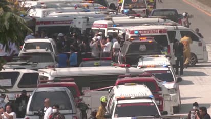 മ്യാൻമർ, തായ്‍ലന്റ് ഭൂചലനം; നൂറിലധികം പേർ മരിച്ചു, രണ്ടിടത്തും വൻ നാശനഷ്ടങ്ങൾ, ഹെൽപ് ലൈൻ തുറന്ന് ഇന്ത്യൻ എംബസി