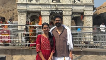 ಬೆಟ್ಟ ಹತ್ತಿ, ದರ್ಶನ ಮಾಡಿ, ಆ ಕಲ್ಲಿನ ಮೇಲೆ ಮಲಗೋದೇ ನೆಮ್ಮದಿ; ಜೇನುಕಲ್ಲು ಸಿದ್ದೇಶ್ವರದಲ್ಲಿ ಧನಂಜಯ! 