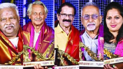 ಐವರಿಗೆ ಕನ್ನಡಪ್ರಭ- ಏಷ್ಯಾನೆಟ್‌ ಸುವರ್ಣನ್ಯೂಸ್‌ ಯುಗಾದಿ ಪುರಸ್ಕಾರ: ಗಮನ ಸೆಳೆದ ಗಾಯನ