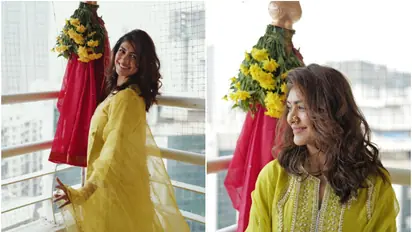 (PHOTOS) Mrunal Thakur celebrates Gudi Padwa; shares pictures in happy yellow
