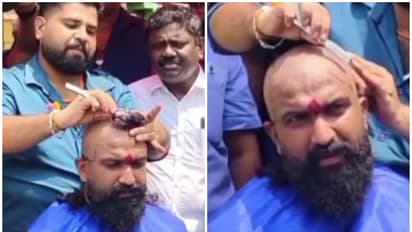 ആശ വർക്കർമാർക്ക് ഐക്യദാർഢ്യം; ഗുരുവായൂർ നഗരസഭയ്ക്ക് മുന്നിൽ തല മുണ്ഡനം ചെയ്ത് ബിജെപി നേതാക്കൾ