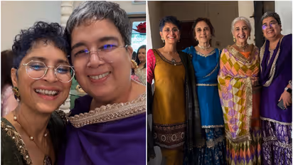 (PHOTOS) 'Eid at Ammi's...', Aamir Khan's ex-wives Kiran Rao, Reena Dutta pose together for Eid