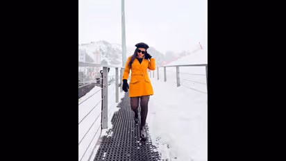 ಬೆಂಗಳೂರು ಬಿಸಿಲು ಕಾಟ ಸಾಕು ಅಂತ ಮಂಜಿನ ಕಡೆ ಹೊರಟ ನಟಿ ಅಮೂಲ್ಯ; ಫೋಟೋ ವೈರಲ್