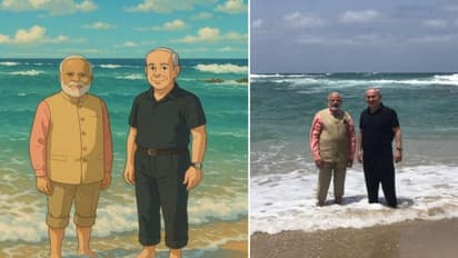 This Modi-Netanyahu Ghibli crossover is unmissable as India-Israel embassies dive into AI art frenzy!