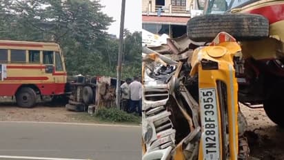 നിയന്ത്രണം നഷ്ടപ്പെട്ട കെഎസ്ആർടിസി ബസ് ഇടിച്ച് അപകടം; കാൽനടയാത്രക്കാരന് ദാരുണാന്ത്യം