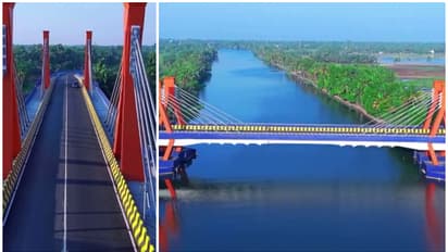 എന്തൊരഴക്..! നടുക്ക് തൂണ് കണ്ടില്ലെങ്കിൽ പേടിക്കേണ്ട, ആദ്യ എക്സ്ട്രാഡോസ്ഡ് കേബിൾ സ്റ്റേയ്ഡ് പാലം ഒരുങ്ങുന്നു