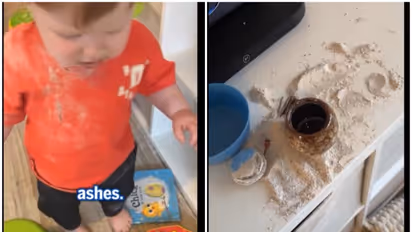 'When your son eats your dad': UK mother SHOCKED after toddler eats grandfather's ashes (WATCH)