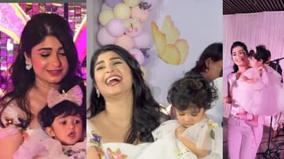 Photos: ಅದ್ದೂರಿಯಾಗಿ ಮಗಳು ನೇಸರ ಜನ್ಮದಿನ ಆಚರಿಸಿದ ಅದಿತಿ ಪ್ರಭುದೇವ; ಸ್ಯಾಂಡಲ್‌ವುಡ್‌ ತಾರೆಯರು ಭಾಗಿ! 