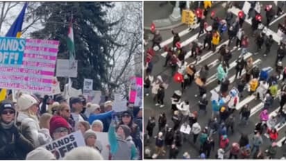 'കൂട്ടപ്പിരിച്ചുവിടലും തീരുവ യുദ്ധവും അമേരിക്കയെ തകർക്കും'; ട്രംപിന്‍റെ നയങ്ങൾക്കെതിരെ യുഎസിൽ ജനം തെരുവിൽ