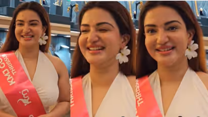 പൂവിന്റെ പ്രത്യേകത എന്തെന്ന് ചോദ്യം; 'ചെമ്പരത്തി കിട്ടിയില്ല അതോണ്ടാ'ന്ന് തഗ്ഗടിച്ച് ഹണി റോസ്