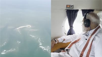 PM Modi witnesses Ram Setu during return from Sri Lanka on Ram Navami, calls it 'divine coincidence' (WATCH)