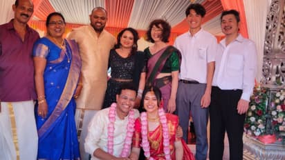 കടൽ കടന്നെത്തിയ പ്രണയം! ആറാട്ടുപുഴക്കാരന് വധു ജപ്പാൻകാരി സെന, ജ്ഞാനേശ്വരം ക്ഷേത്രത്തിൽ മാംഗല്യം!