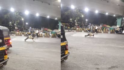 ആരടാ റോഡിൽ കൂടി വണ്ടിയോടിക്കുന്നത്; നടുറോഡിൽ മദ്യപിച്ച് യുവാവിന്റെ 'ഫിറ്റ്നെസ്സ് മാസ്റ്റർ ക്ലാസ്'