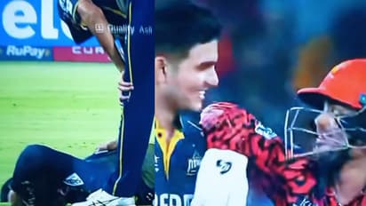 സഹതാരം വേദനകൊണ്ട് പുളയുമ്പോൾ എതിർ താരത്തിന്റെ തോളിൽ കൈയിട്ട് തമാശ പങ്കിട്ട് ഗിൽ, ക്യാപ്റ്റനെ പൊരിച്ച് ആരാധകർ