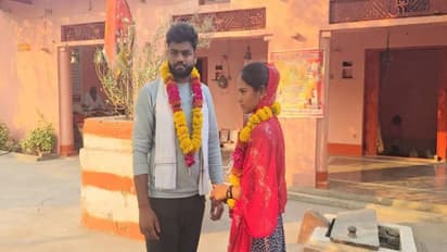 Unique Love Story love marriage mama bhanji family accepts temple wedding