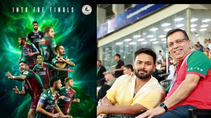 ISL 2024-25: Rishabh Pant, Sanjiv Goenka cheer Mohun Bagan SG to thrilling final berth; pictures go viral
