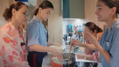  ಅಮ್ಮನ ಅಡುಗೆ ತಿನ್ನೋ ಆತುರದಲ್ಲಿ ಕೈ ಸುಟ್ಟುಕೊಂಡ ಆಲಿಯಾ ಭಟ್