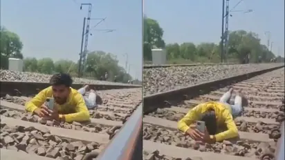 Man jailed for making reel on railway track in UP's Unnao, WATCH viral video